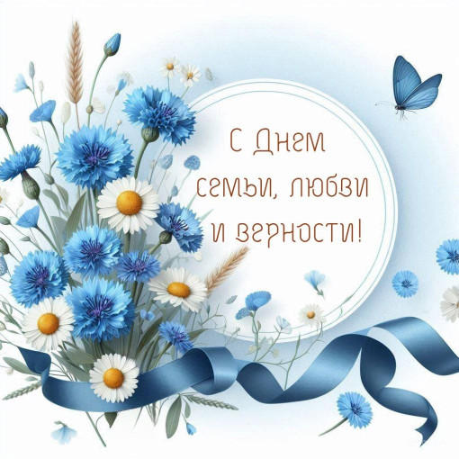 С днем семьи, любви и верности С днем семьи, любви и верности.
